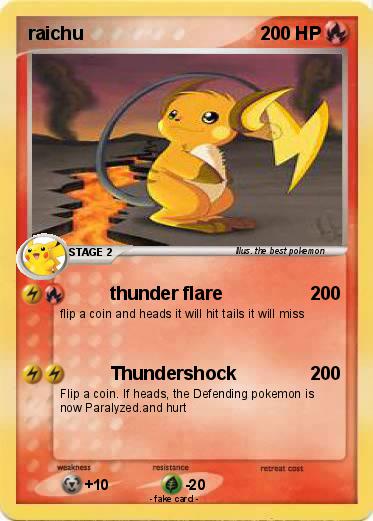Pokemon raichu