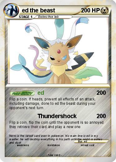 Pokemon ed the beast