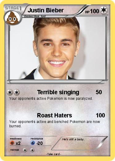 Pokemon Justin Bieber