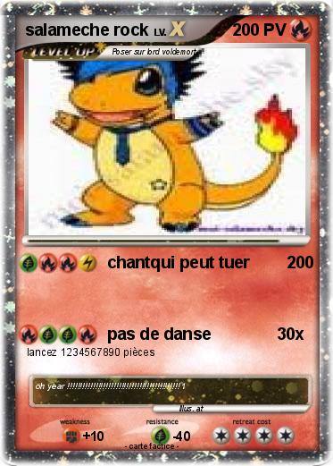 Pokemon salameche rock