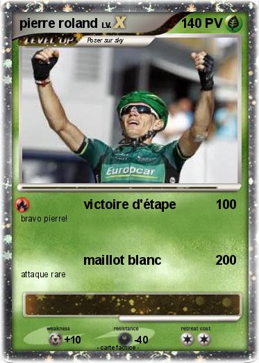 Pokémon pierre roland - victoire d'étape - Ma carte Pokémon