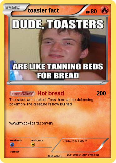 Pokemon toaster fact
