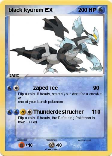 Pokemon black kyurem EX