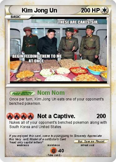 Pokemon Kim Jong Un