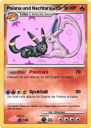 Pokemon Psiana und Nachtara