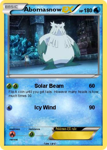 Pokemon Abomasnow