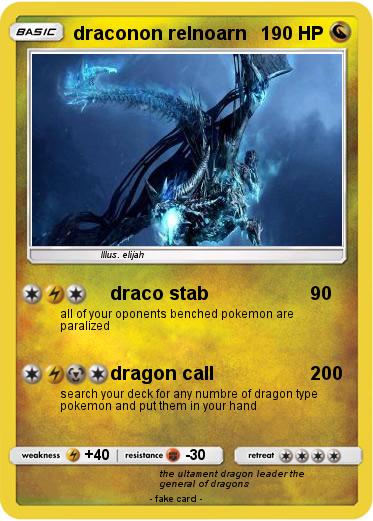 Pokemon draconon relnoarn