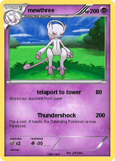 Pokemon mewthree