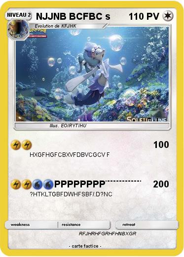 Pokemon NJJNB BCFBC s
