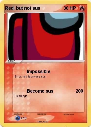 Pokemon Red, but not sus