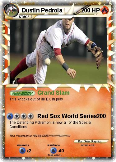 Pokemon Dustin Pedroia