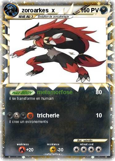 Pokemon zoroarkes  x
