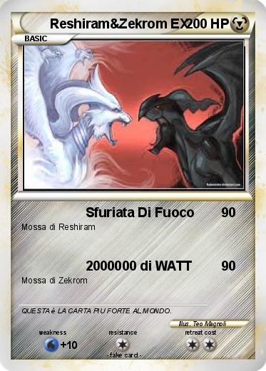 Pokemon Reshiram&Zekrom EX