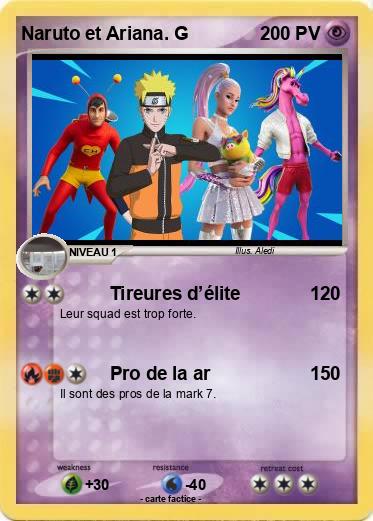 Pokemon Naruto et Ariana. G