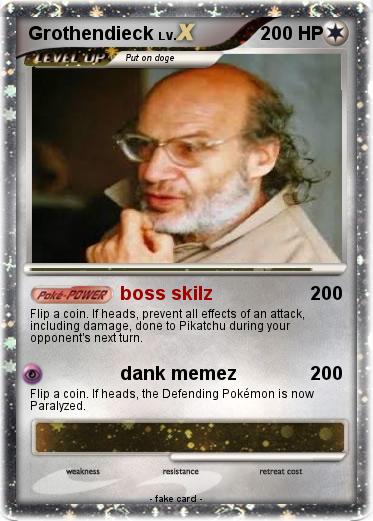 Pokemon Grothendieck