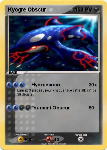 Pokemon Kyogre Obscur