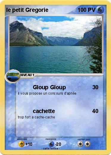 Pokemon le petit Gregorie