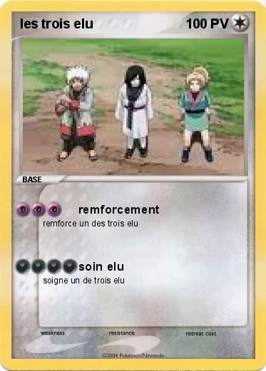 Pokemon les trois elu