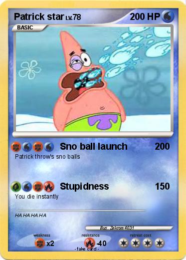 Pokemon Patrick star