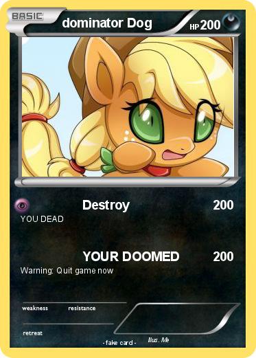 Pokemon dominator Dog