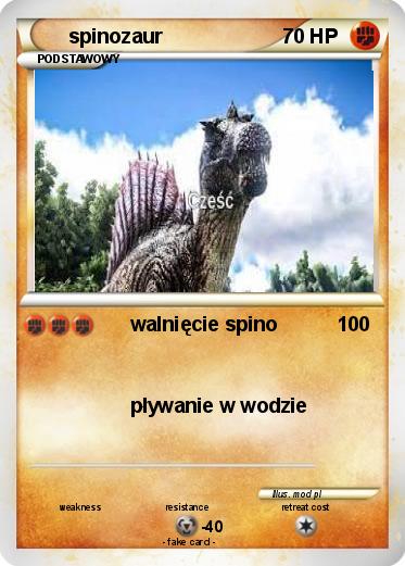Pokemon spinozaur