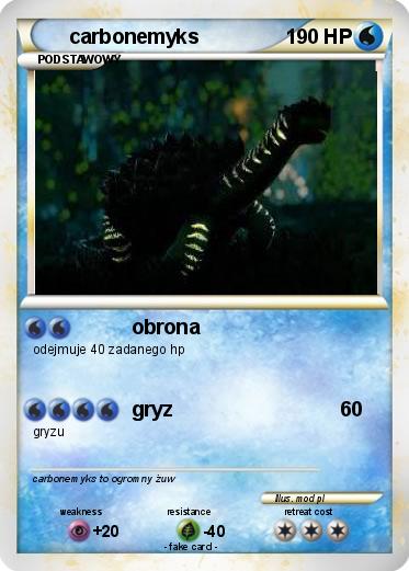 Pokemon carbonemyks