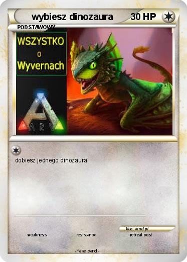 Pokemon wybiesz dinozaura
