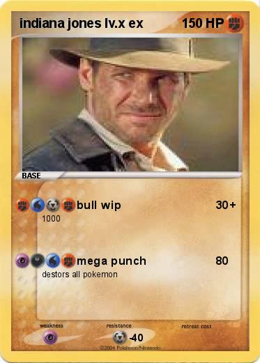 Pokemon indiana jones lv.x ex