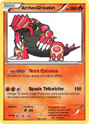 Pokemon ArcheoGroudon