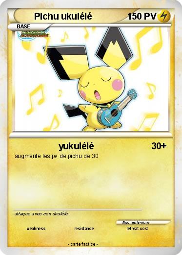 Pokemon Pichu ukulélé