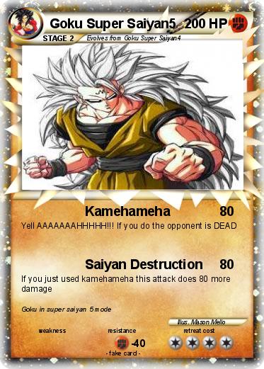 Pokemon Goku Super Saiyan5