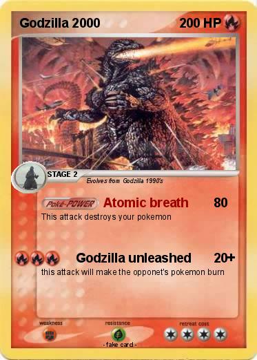 Pokemon Godzilla 2000