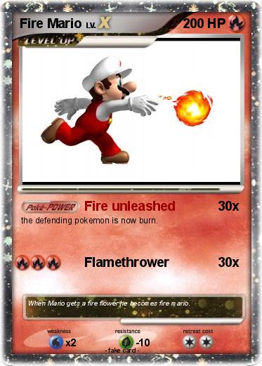 Pokemon Fire Mario