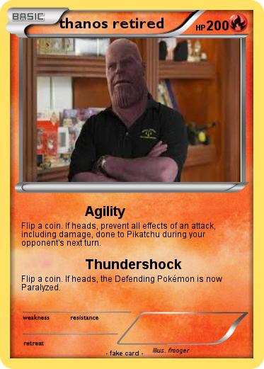 Pokemon thanos retired