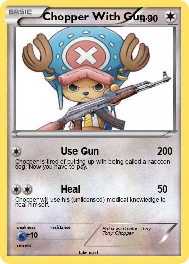Pokemon Chopper With Gun