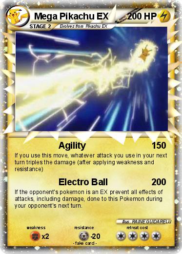 Pokemon Mega Pikachu EX