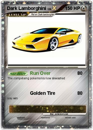 Pokemon Dark Lamborghini