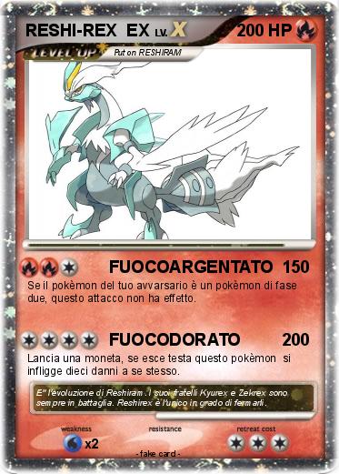 Pokemon RESHI-REX  EX
