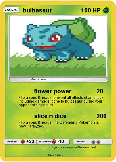 Pokemon bulbasaur