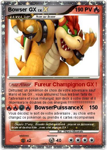 Pokemon Bowser GX