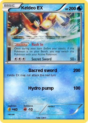 Pokemon Keldeo EX
