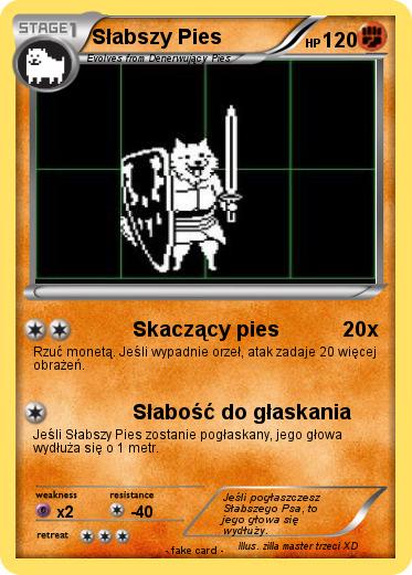 Pokemon Słabszy Pies