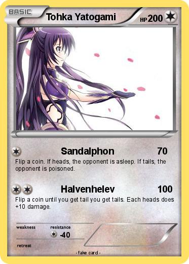 Pokémon Tohka Yatogami - Sandalphon - My Pokemon Card