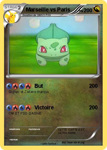 Pokemon Marseille vs Paris