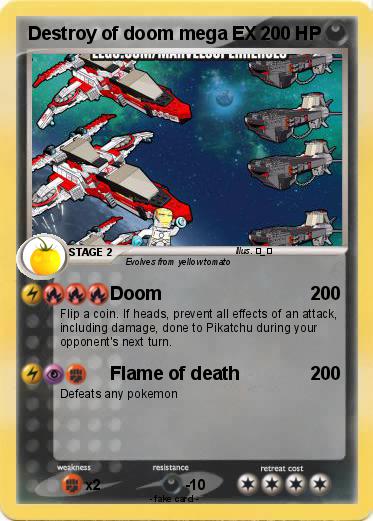 Pokemon Destroy of doom mega EX