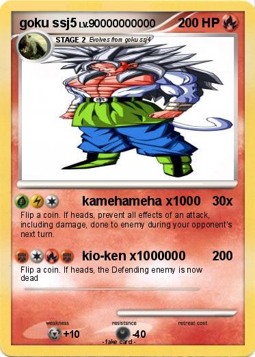 Pokemon goku ssj5