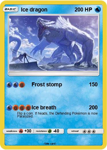 Pokemon Ice dragon