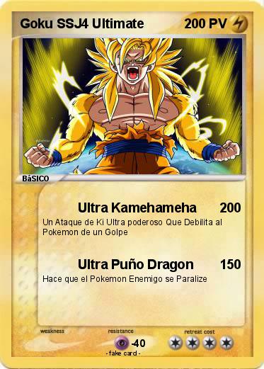 Pokemon Goku SSJ4 Ultimate