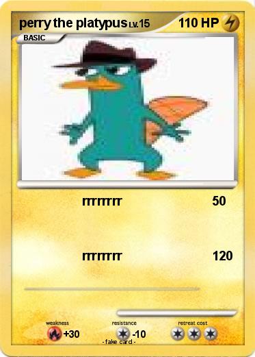 Pokemon perry the platypus