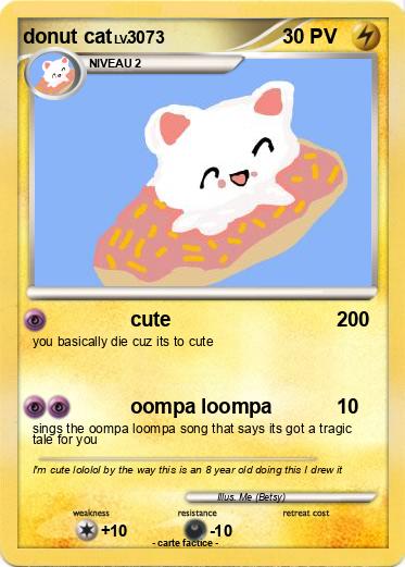 Pokemon donut cat